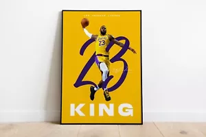 Lebron James Poster - Digital Print, Wall Decor, Wall Print - Picture 1 of 1