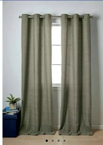 NWT Wamsutta® Collective Windsor 2-Pack 63-Inch Contrast Stitch Curtain Panels - Picture 1 of 7