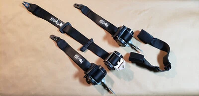 BMW 328Xi 328i E90 2011 retractor de cinturón de seguridad trasero izquierdo y centro y derecho conjunto OEM Foto 1 de 4