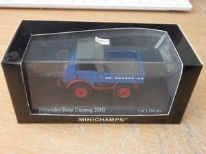 MINICHAMPS 1/43 UNIMOG 2010 1949 blue & red #439 030262, 1/1104 Boehringer - Picture 1 of 14