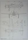 WW2 Japanese Aircraft KAWANISHI GEORGE II Scale Design Plan c1945