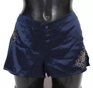 Ermanno Scervino Chic Blue Lingerie Shorts - Pure Cotton Women's Comfort - Picture 1 of 4