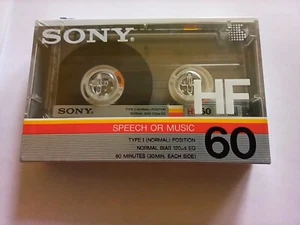 SONY HF 60 1986 1psc NEW - Zdjęcie 1 z 3