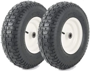 2-Pack 16x6.50-8 Pneumatic Tires on Rim Universal Fit Lawn Mower Yard Tractor - Picture 1 of 6
