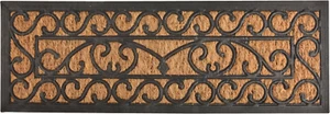 Esschert'S Design RB168 Rubber Doormat and Coir, Black/Brown,75_X_25_Cm - Picture 1 of 12