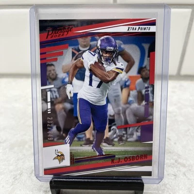 2022 Panini Prestige - K.J. Osborn #194 Xtra Points Red /449 - Image 1 of 2
