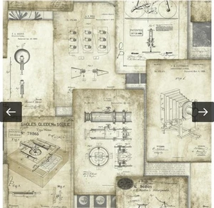 York Wallpaper HO3336 Patent Pending Double Roll 56.4 Sq/ft - Picture 1 of 2