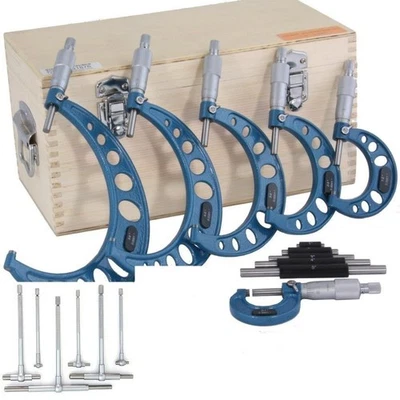 ANYTIME TOOLS 0-6" Micrometer Set 0.0001 + Bore Gage Telescoping Gauge Inside Outside