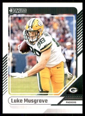 2024 Donruss Luke Musgrave Green Bay Packers #251 - Image 1 of 2