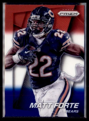 2014 Panini Prizm Football Red White Blue Prizm Matt Forte Bears 100 - Image 1 of 2