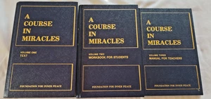 A Course In Miracles Foundation For Inner Peace Complete Set 3 Vol. Hc - Bild 1 von 3