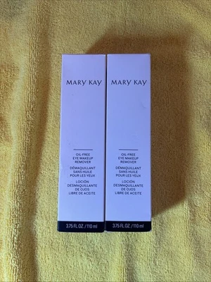 Desmaquillante de ojos Mary Kay sin aceite lote de 2 sensibles sin fragancia 3,75 oz Foto 1 de 3
