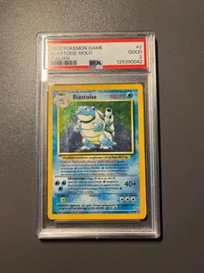 Italian - 1999 POKEMON BASE SET UNLIMITED #2 BLASTOISE-HOLO PSA 2 - Picture 1 of 2