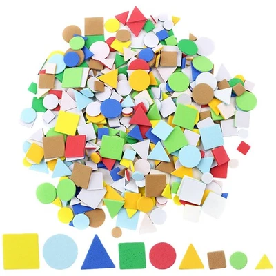  2 Bags Deko Aufkleber Für Kinder Mit Geometrischer Form Kleinkindkleber - Bild 1 von 4