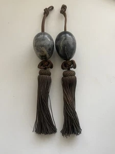 FUCHIN JAPANESE STONE WEIGHTS FOR HANGING SCROLLS GRAYS, BROWNS, BLACK - Picture 1 of 3