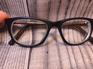 Warby Parker Blue Brown Square Rimmed Eyeglass Frames Sullivan 144 50 18 142 - Picture 1 of 7