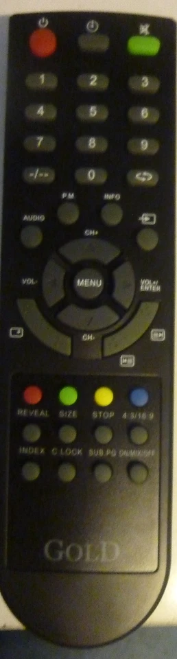 GOLD Genesis 19'' 22''  V1.0 Telecomando Originale Remote Control - Immagine 1 di 1