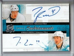 2010-11 The Cup Enshrinements Dual #CE2HE Taylor Hall/Jordan Eberle RC AUTO /35