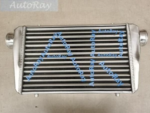 Universal Aluminum Intercooler 450 X 300 X 70mm Inlet/Outlet 76mm 3" Delta Fin - Picture 1 of 6
