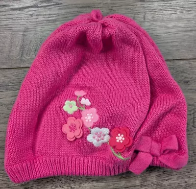 Baby Girl Clothes Gymboree 12-18 Month Kitty Blossom Beret Hat - Image 1 of 2
