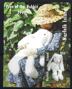 1999 Norfolk Island SG#692 Year of the Rabbit mini sheet M/S Mint MUH MNH - Picture 1 of 1