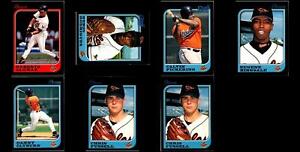 (7) 1997 Bowman  Baltimore Orioles Lot