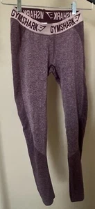 Gymshark Flex Leggings Medium M Women’s GLLG0115 AW19 370 Burgundy Nylon Stretch - Picture 1 of 3