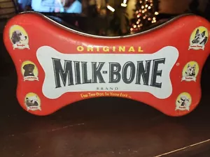HTF raro anni 90 a forma di osso TIN edizione limitata conservazione biscotti per cani - Foto 1 di 5