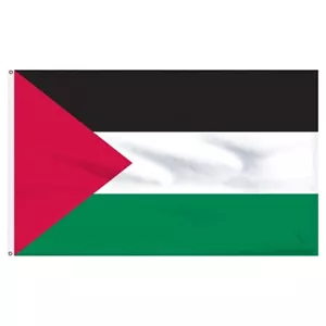 Bandera de Palestina 5 * 3 pies 150 cm * 90 cm grande Gaza Cisjordania - Imagen 1 de 1