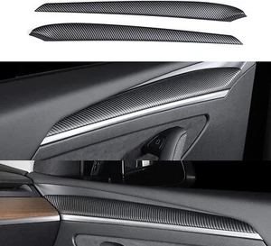 Inner Front Door Panel Armrest Cover Trim Interior Decoration Tesla Model 3 Y - Picture 1 of 9