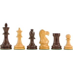 Piezas de ajedrez Staunton de palisandro serie Supreme de 3,5 pulgadas - Imagen 1 de 3