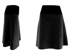 WARZOG Rock 36 warmer Hüftrock A Form wertvoller italienischer Wollwalk Geschenk - Bild 1 von 5