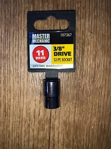 11mm Standard Socket 3/8” Drive 12 PT - Foto 1 di 1