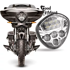 Faro LED cromado para motocicleta para Victory 2010-16 Cross Modelo 2007-16 Cruisers - Imagen 1 de 10