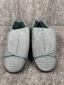 Silvert’s Diabetic Shoes, Slippers, Men’s Size 9, Light Blue, Easy On/off - Picture 1 of 11