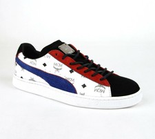 puma blue canvas shoes