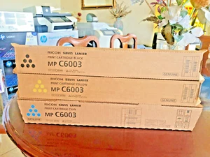 New sealed original Ricoh MP C6003 Toner CYK (841849 / 841850 /841852) - Picture 1 of 1