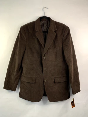 2000s NWT Tasso Elba Fine Menswear Medium Brown Sport Coat New With Tags - Image 1 of 4