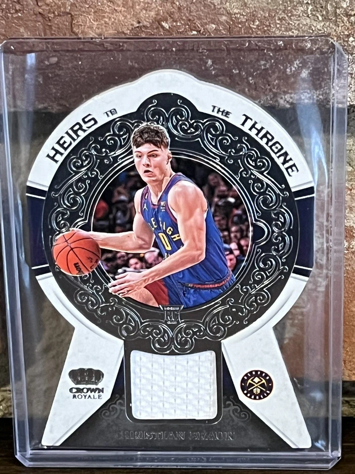 2022-23 Panini Crown Royale Christian Braun Heirs Of The Throne Relic Jersey Rc - Image 1 of 2