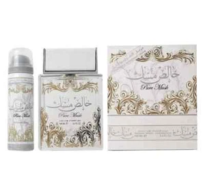 Khalis Musk Pure Musk Parfüm Spray 100ml + Deo / misk /Attar (22,99 €/100 ml)