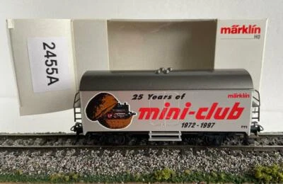 Märklin HO_2455A_2 Axle Reefer car "25 Years of mär mini-club 1972-1997" New IOB - Image 1 of 4