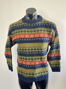 Vintage Retro 80s 90s CITY LIMIT Knit Jumper Size M - Picture 1 of 5