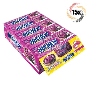 Full Box 15x Sticks Morinaga Hi-Chew Acai Flavored Chewy Fruit Chews | 1.76oz - Picture 1 of 2