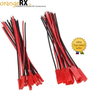 10er Pack JST männlich oder weiblich 10 cm Zopfblei - Bild 1 von 6