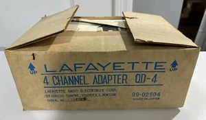 Vintage Lafayette QD-4, 4Channel Audio Stereo Speaker Adapter w/ Original Box - Picture 1 of 12