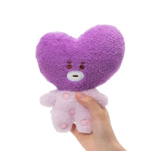 BT21 BTS K-POP Official Goods TATA PURPLE STANDING DOLL NWT 8" - Picture 1 of 5