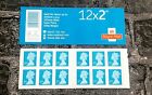 X12 (1 Booklet) Royal Mail 2nd Class security Stamps unfranked self adhesive UK
