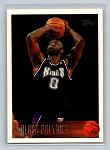 1996-97 Topps #76 Olden Polynice Sacramento Kings Basketball Card - Picture 1 of 2