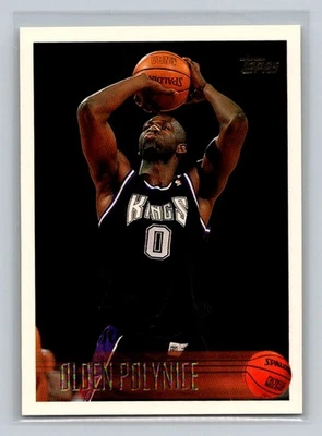 1996-97 Topps #76 Olden Polynice Sacramento Kings Basketball Card - Image 1 of 2
