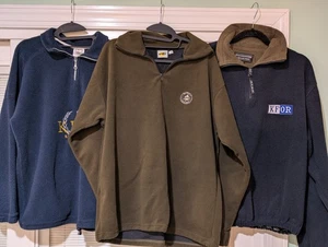 Pullover polar vintage KFOR Kosovo Force Peacekeeper para hombre L M cuarto cremallera de colección - Imagen 1 de 18